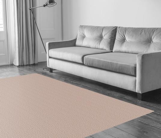 Anywhere Ca-rPET Herringbone Re-balance Carpet 8334 in Living Room