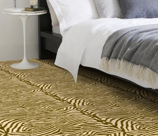 Quirky Zebo Moss Carpet 7122 in Bedroom