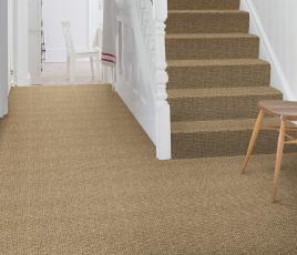 No Bother Sisal Super Bouclé Nether Wallop Carpet 1453 on Stairs thumb