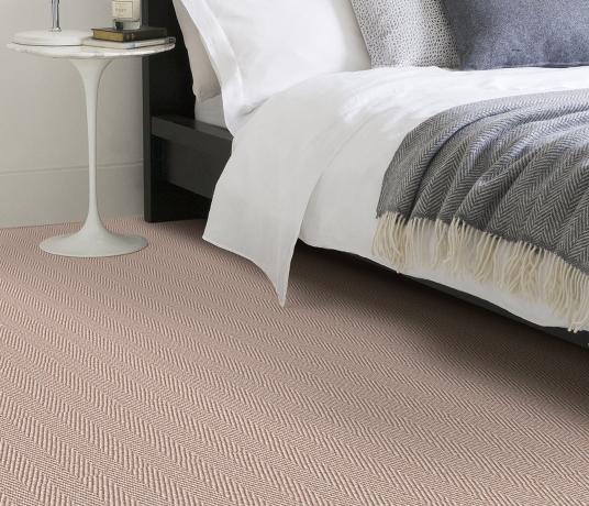 Anywhere Ca-rPET Herringbone Re-balance Carpet 8334 in Bedroom