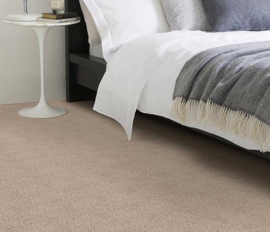 Wool Milkshake Peanut Carpet 1739 in Bedroom