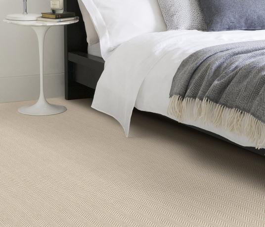Wool Iconic Herringbone Gable Carpet 1526 in Bedroom