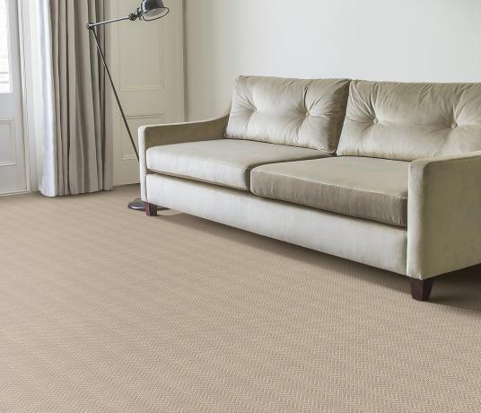 Wool Iconic Chevron Rialto Carpet 1531 in Living Room