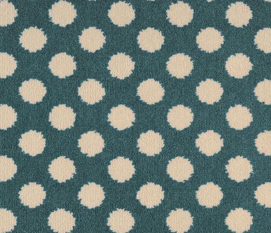 Quirky Spotty Duck Egg Carpet 7142 Swatch