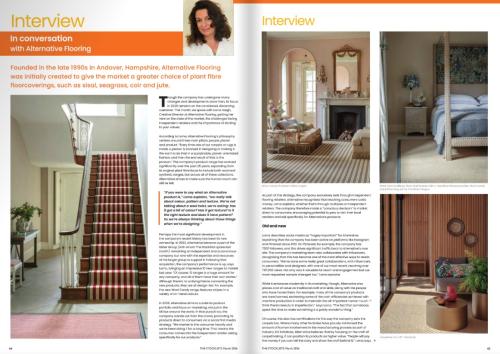 Alternative Flooring Featured in The Stocklists  - April 2026 