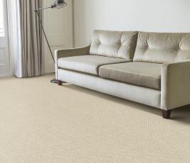 Wool Hygge Fika Warm Milk Carpet 1590 in Living Room thumb