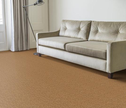 Coir Bouclé Natural Carpet 1605 in Living Room