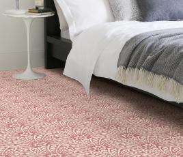 Quirky B Liberty Fabrics Capello Shell Coral Carpet 7502 in Bedroom thumb