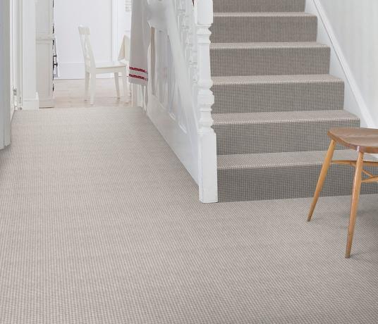 Wool Iconic Stripe Morrison Carpet 1501 on Stairs
