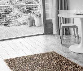 Quirky Leopard Java Runner 7039 in Living Room (Make Me A Rug) thumb