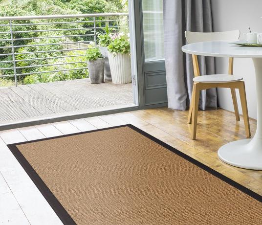 Hackett Coir Runner in Living Room (Make Me A Rug)