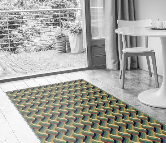 Quirky Stayathome Fibonacci Carpet 1321 in Living Room (Make Me A Rug)