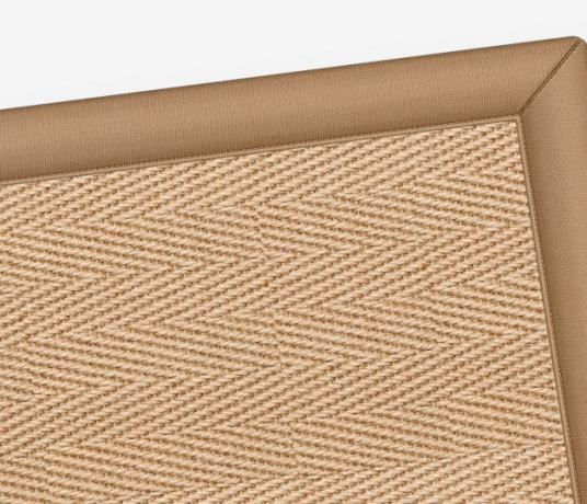 Tobutt Jute Runner rug corner