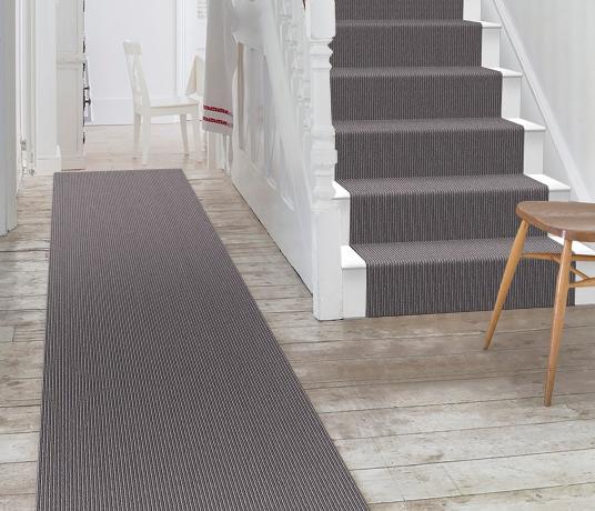 Wool Pinstripe Mineral Sable Pin Carpet 1864 Stair Runner