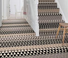 Quirky Margo Selby Fair Isle Sutton Carpet 7211 on Stairs thumb