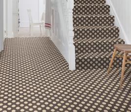 Quirky Spotty Grey Patterned Carpet 7143 on Stairs thumb