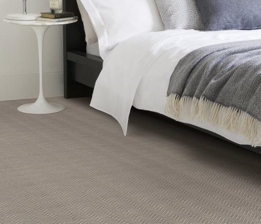 Wool Iconic Chevron Tower Carpet 1535 in Bedroom