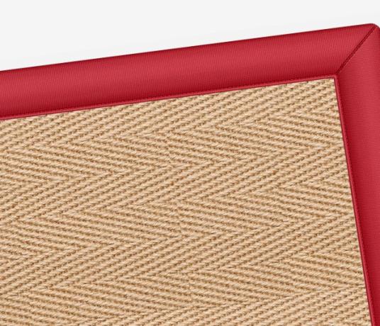 Porter Jute Runner rug corner