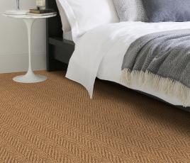 Coir Herringbone Natural Carpet 4603 in Bedroom thumb
