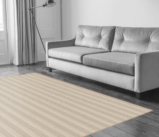 Wool Iconic Herringstripe Pavlova Carpet 1568 in Living Room
