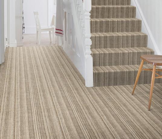 Barefoot Wool Marble Katni Carpet 5980 on Stairs