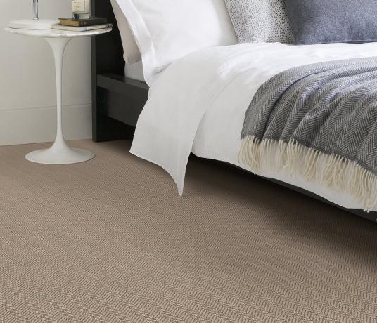 Wool Iconic Herringbone Pacino Carpet 1520 in Bedroom