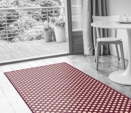 Quirky Spotty Damson Carpet 7141 in Living Room (Make Me A Rug) thumb