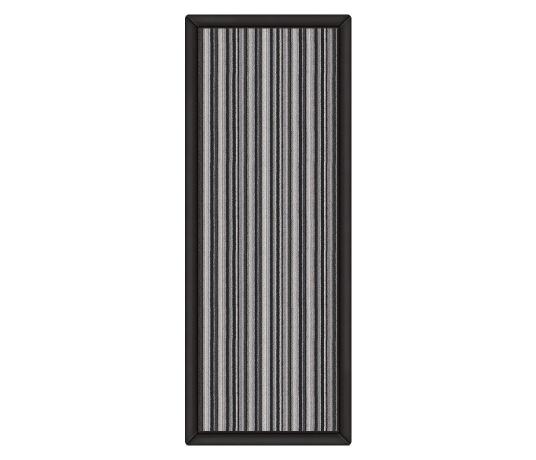 Merlin Striped Wool Runner from above