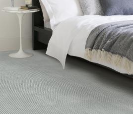 Plush Stripe Aquamarine Carpet 8217 in Bedroom thumb