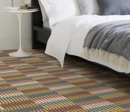 Quirky Margo Selby Patch Blue Carpet 7155 in Bedroom thumb