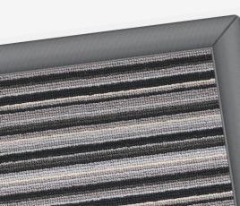Frank Striped Wool Runner rug corner thumb