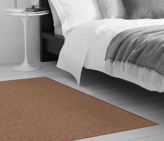 Anywhere Bouclé Copper Carpet 8001 as a rug (Make Me A Rug)