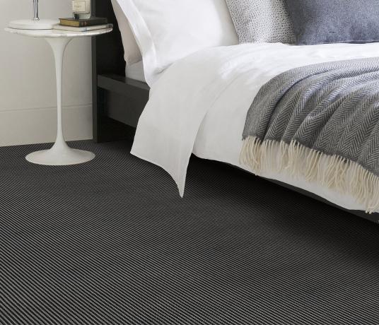 Wool Iconic Stripe Marley Carpet 1503 in Bedroom