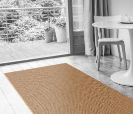 Coir Herringbone Natural Carpet 4603 in Living Room (Make Me A Rug) thumb