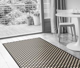 Quirky Spotty Black Carpet 7140 in Living Room (Make Me A Rug) thumb