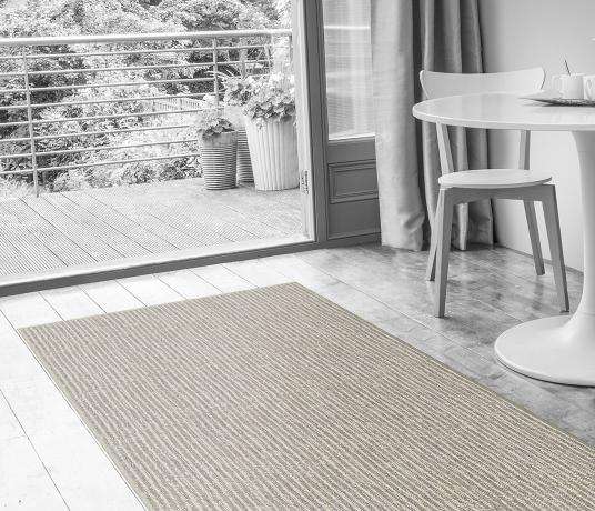 Barefoot Wool Ashtanga Silk Crane Carpet 5933 in Living Room (Make Me A Rug)