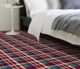Quirky Tartan Red Red Rose 7165 in Bedroom thumb