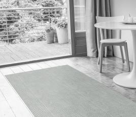 Plush Stripe Aquamarine Carpet 8217 in Living Room (Make Me A Rug) thumb