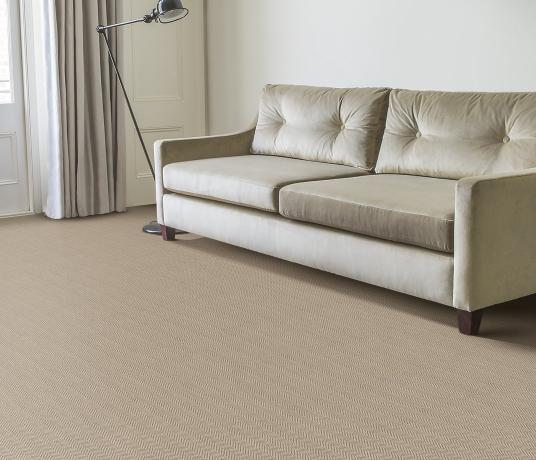 Wool Iconic Herringbone Brando Carpet 1521 in Living Room