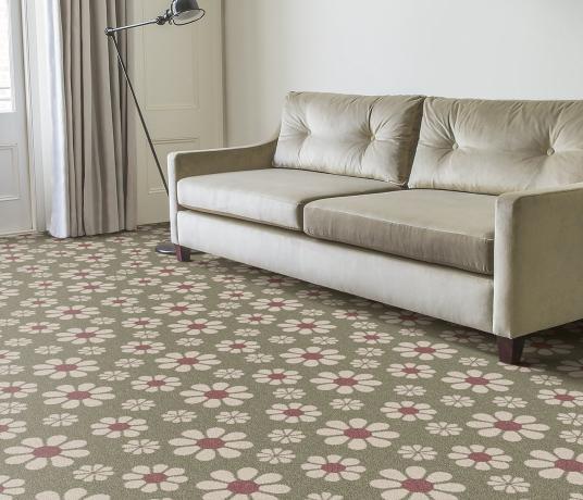 Quirky Bloom Cavolo Carpet 7173 in Living Room