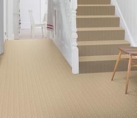 Wool Iconic Herringbone Fonda Carpet 1551 on Stairs thumb