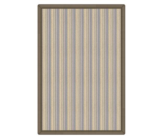 Kato Striped Wool Rug from above