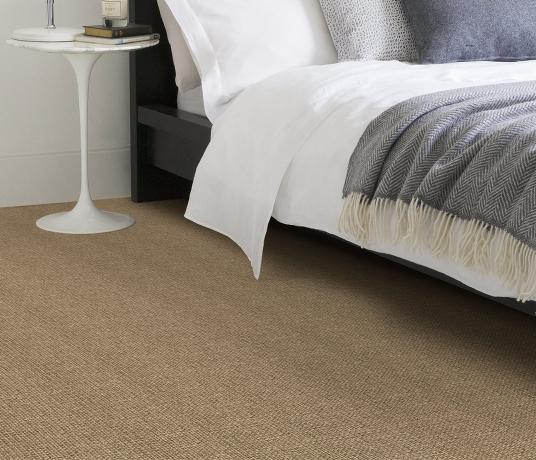 No Bother Sisal Super Bouclé Nether Wallop Carpet 1453 in Bedroom