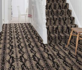 Quirky Snake Python Carpet 7128 on Stairs thumb