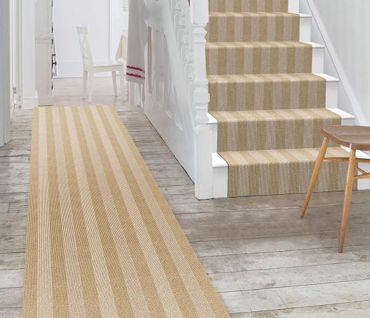 Wool Blocstripe Ochre String Bloc Carpet 1856 Stair Runner