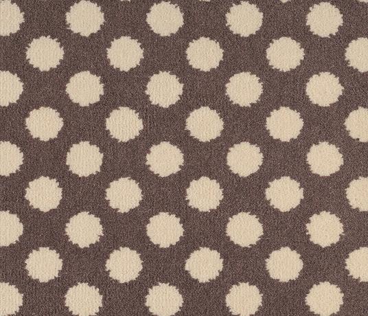 Quirky Spotty Grey Patterned Carpet 7143 Swatch