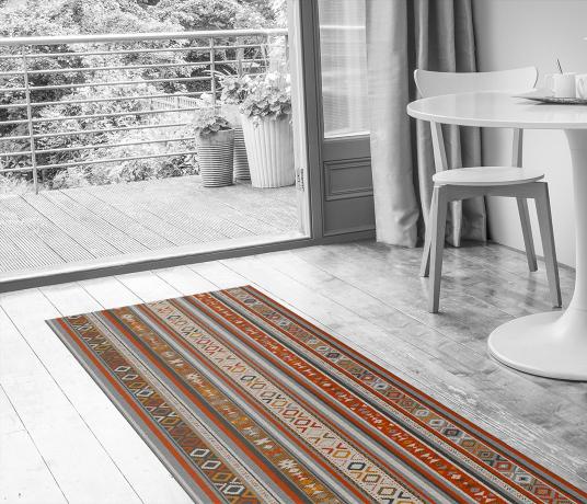 Quirky Tribe Passion Runner 7096 in Living Room (Make Me A Rug)
