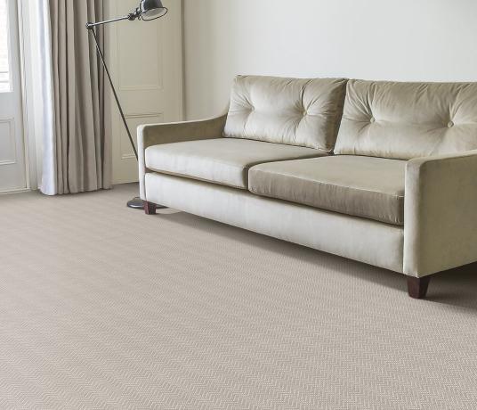 Wool Iconic Chevron Brooklyn Carpet 1534 in Living Room