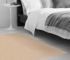 Wool Herringbone Zig Zag Button Carpet 4679 as a rug (Make Me A Rug) thumb