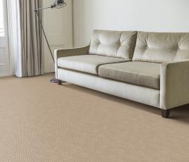 Wool Herringbone Zig Zag Portabella Carpet 4681 in Living Room thumb